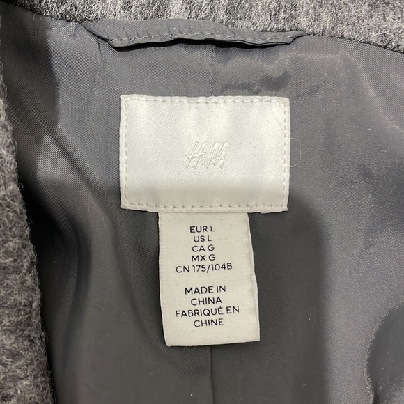 Grey Wool Blazer - Picture 2 of 3